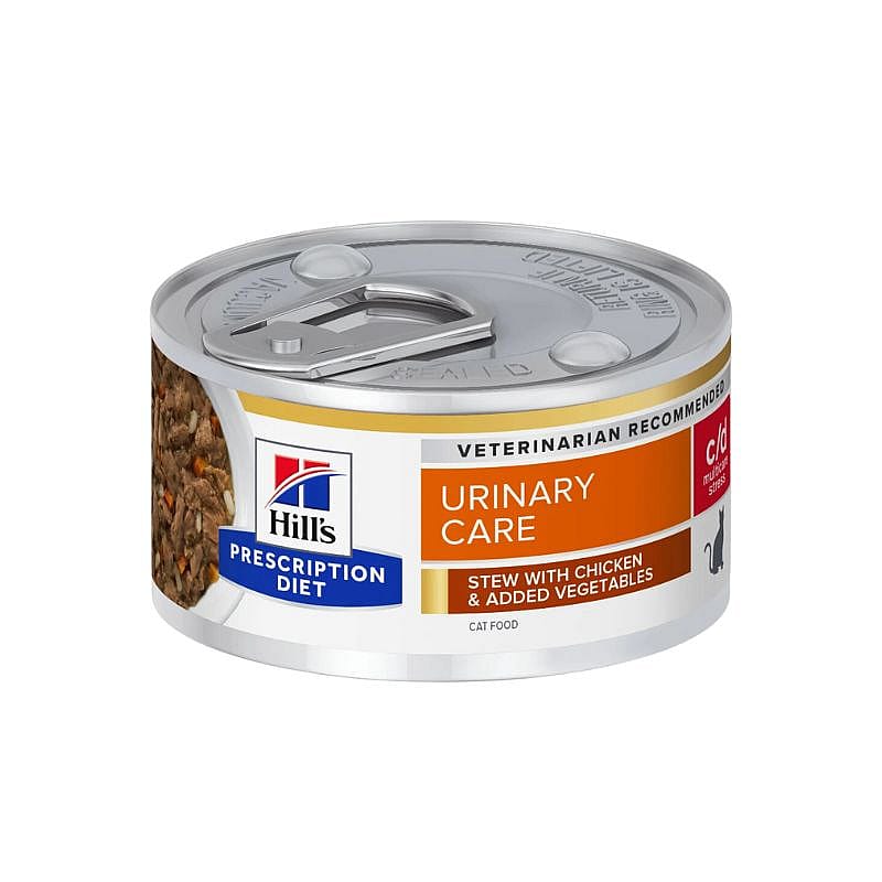 Hill's Prescription Diet CD Urinary Multicare Stress Urinary Care Kattenvoer 24 x 82 gram stoofpotjes - Kip