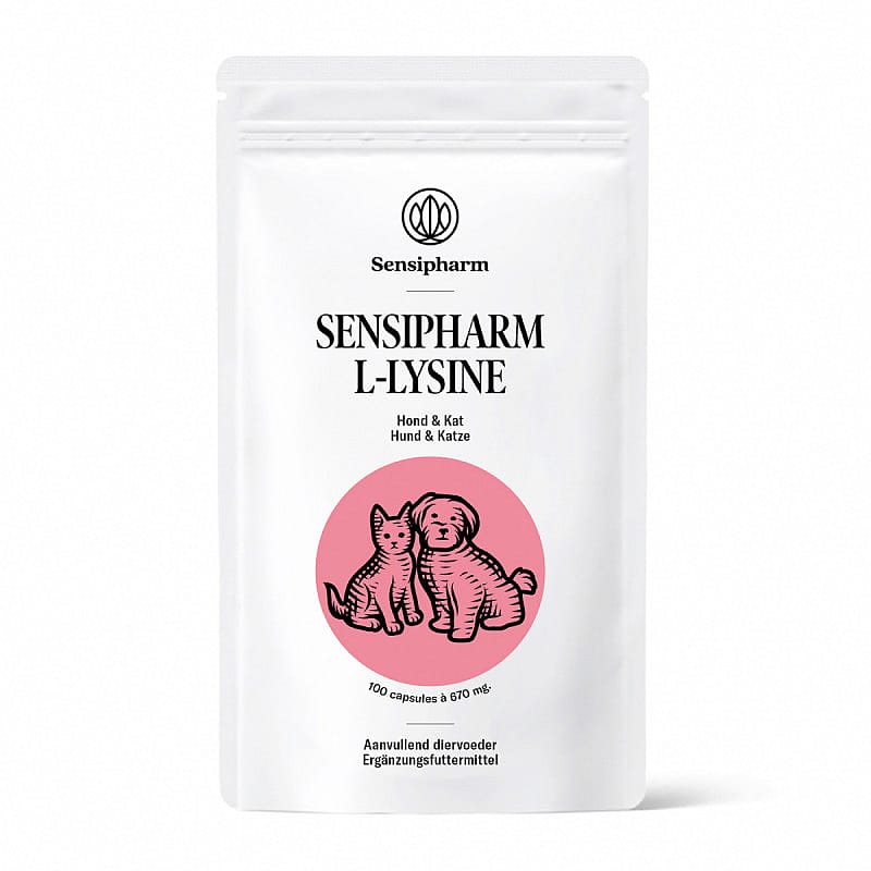 Sensipharm L-Lysine Hond Kat 100 capsules