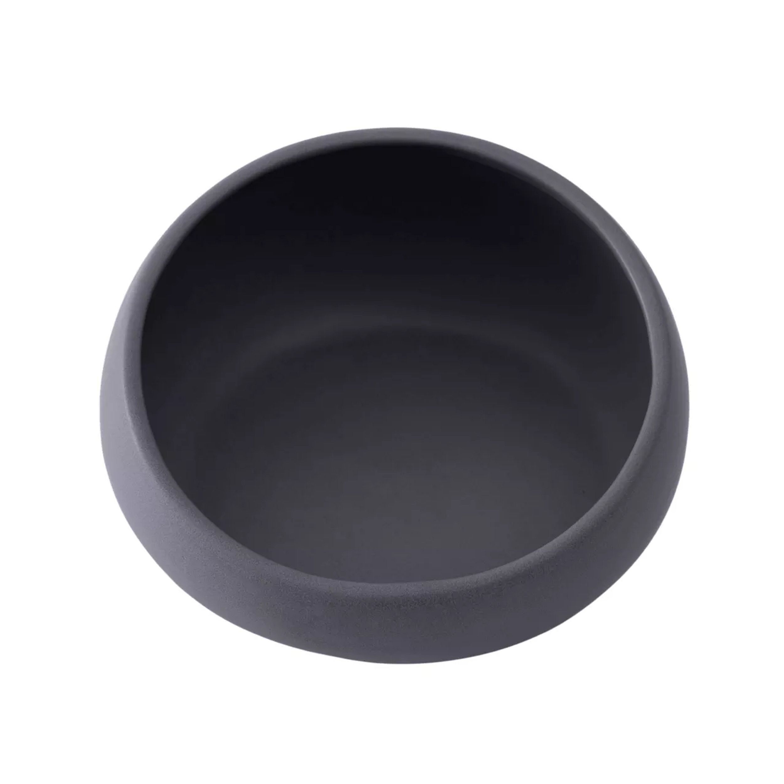 bord, pot, ceramic, grijs, kom