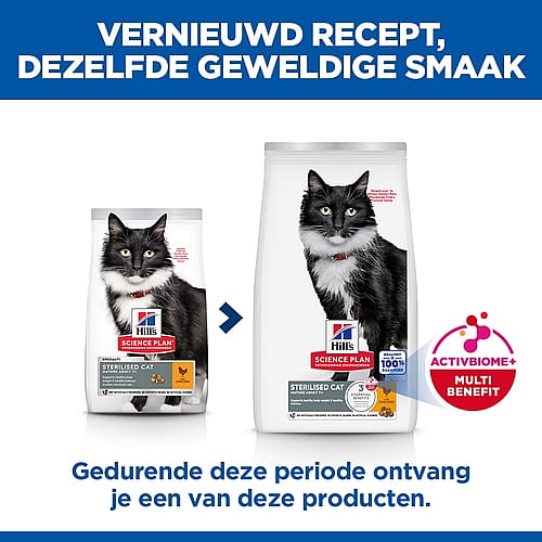 kat, kattenvoer, sterilisatie, verhogen, voerzak
