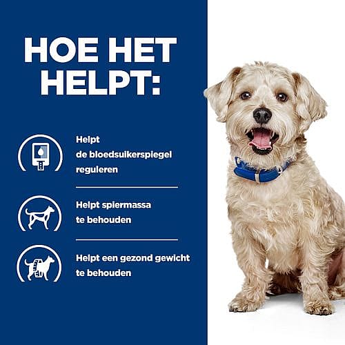 Hill's Prescription Diet WD Diabetes Care Hondenvoer Kip 12 x 370 gram blikjes