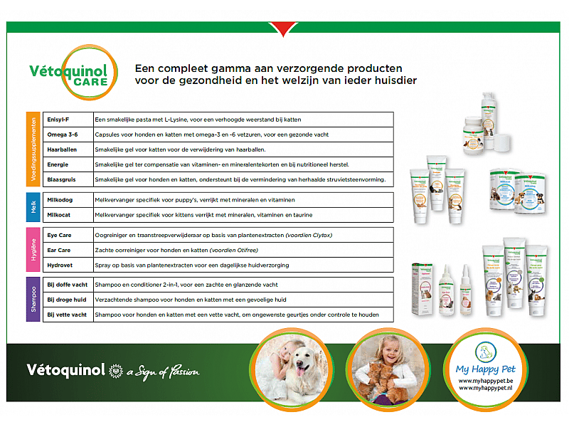 Vetoquinol Care Haarballen 120 gram