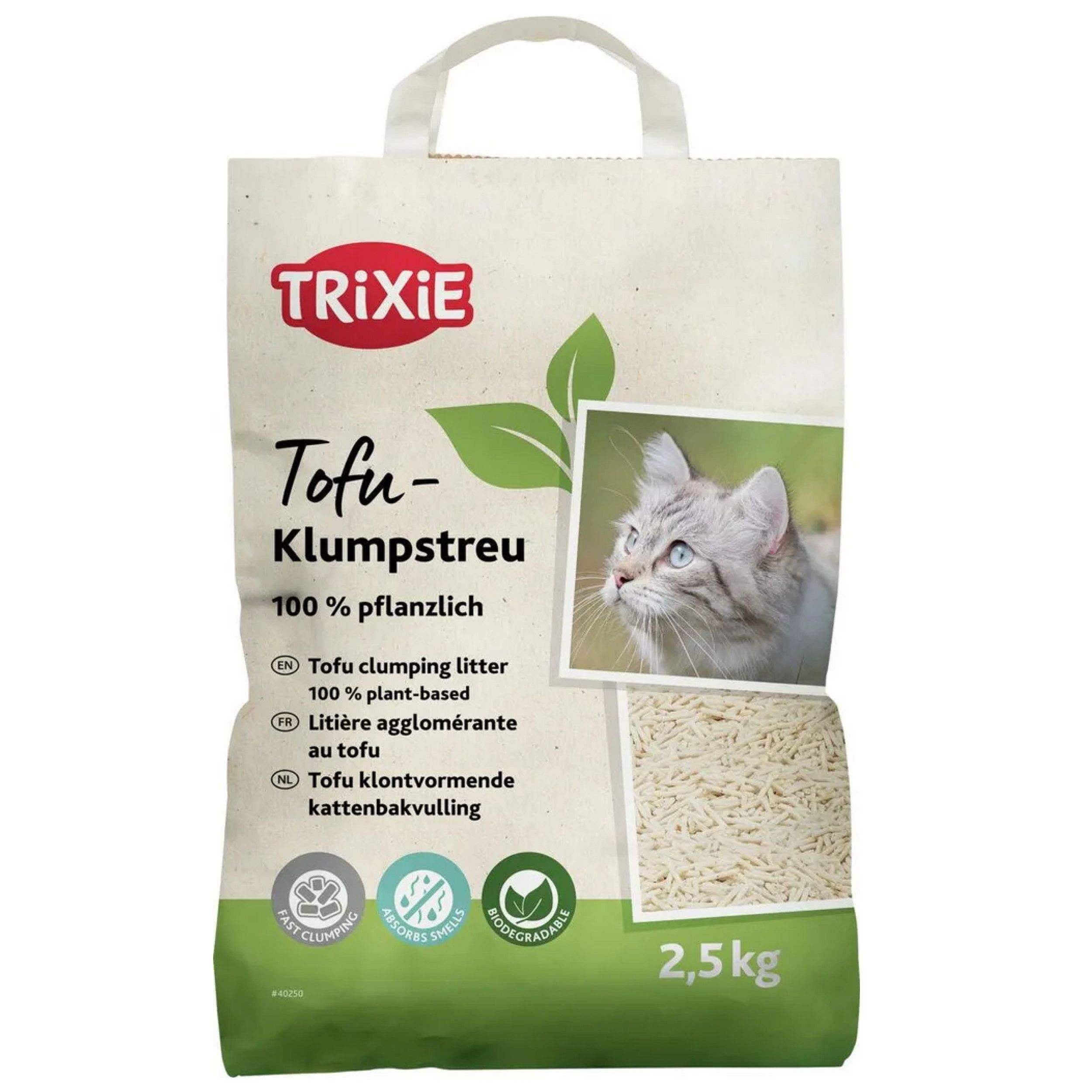 tofu, klumpende kattengrit, kattenbakvulling, kattengrind, 2,5 kg