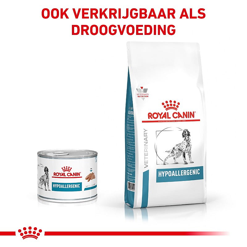Royal Canin Hypoallergenic Hond 12 x 200 gram blikjes