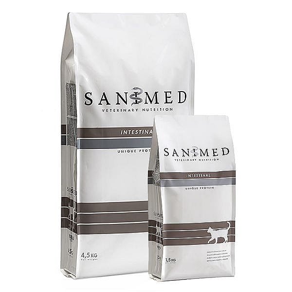 Sanimed Intestinal Kat: Dieetvoer voor Spijsvertering - Hoog Verteerbare Eiwitten - Acute diarree