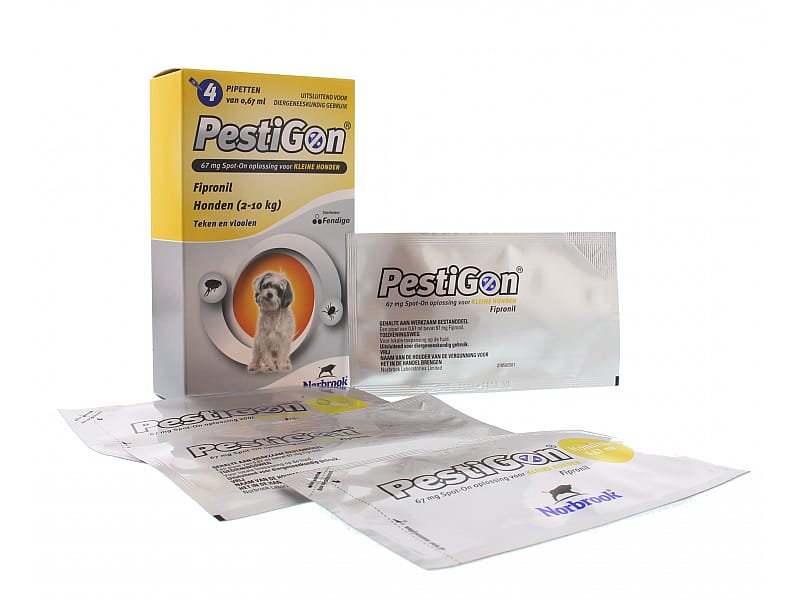 Pestigon Hond Klein - 2 tot 10 kg - 4 pipetten