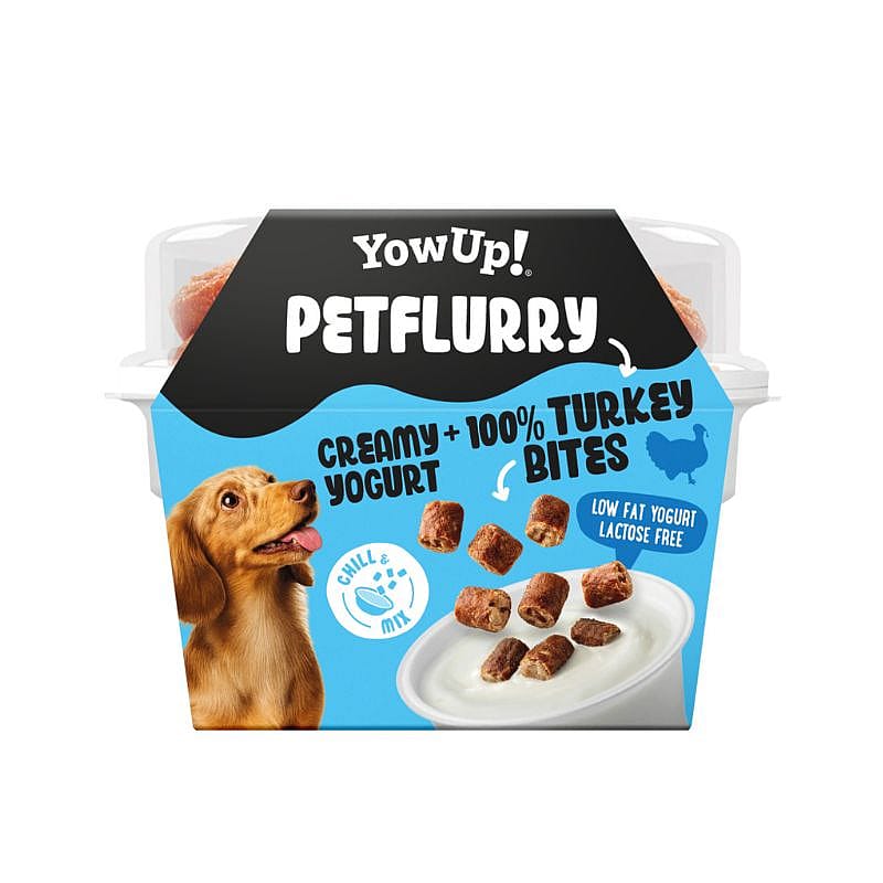 turkey, yoghurt, traktaties, hondensnacks, kruimelige stukjes