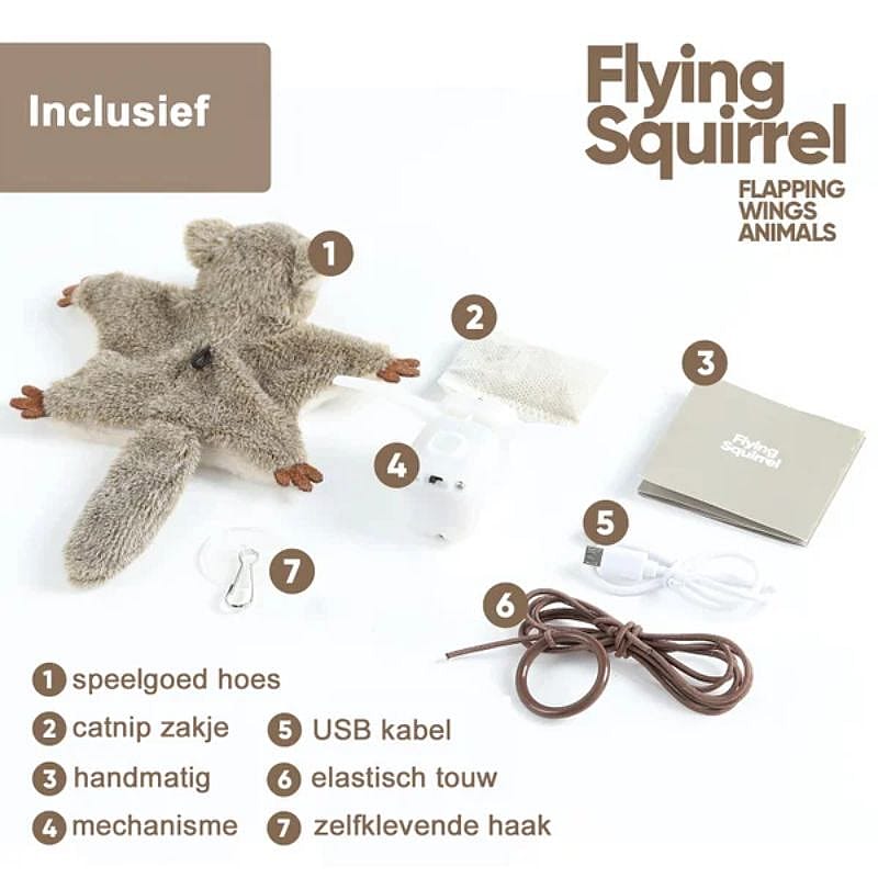 Petfuture Interactief USB Speelgoed voor Katten Eekhoorn