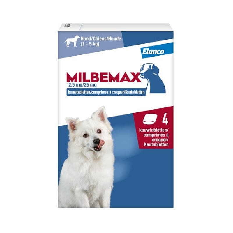 dierenvoer, milbimax, kauwtabletten, kanine/kane, wit/poedel
