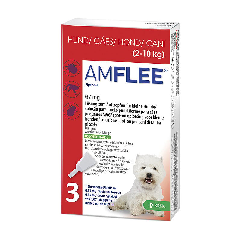 Amflee Spot On Hond 3 pipetten Kleine Hond