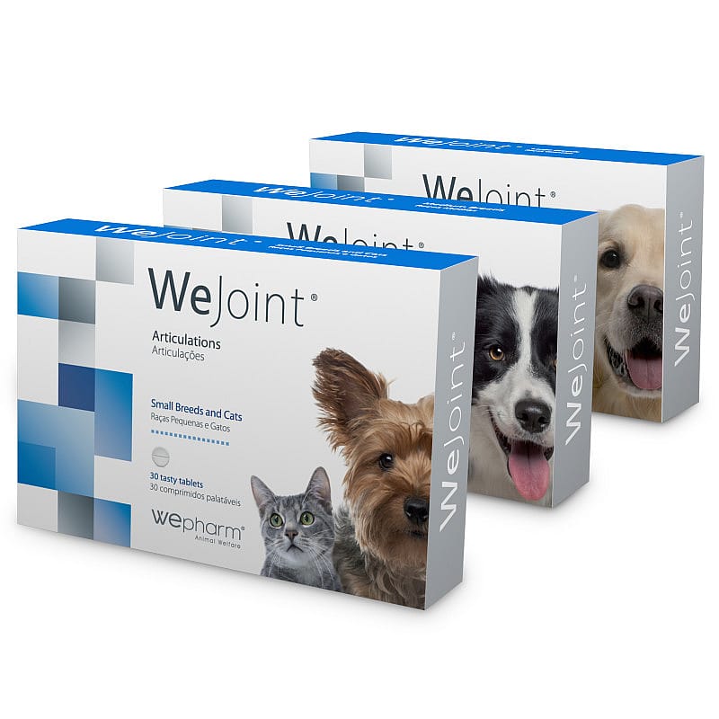 Wepharm WeJoint Gewrichten 30 tabletten  Small breed hond & kat