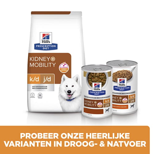 Hill's Prescription Diet KD + Mobility Hondenvoer 12 kg