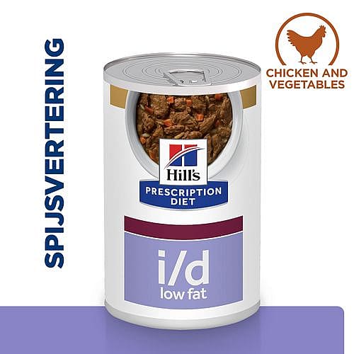 Hill's Prescription Diet ID Low Fat Digestive Care Hondenvoer 12 x 354 gram stoofpotjes
