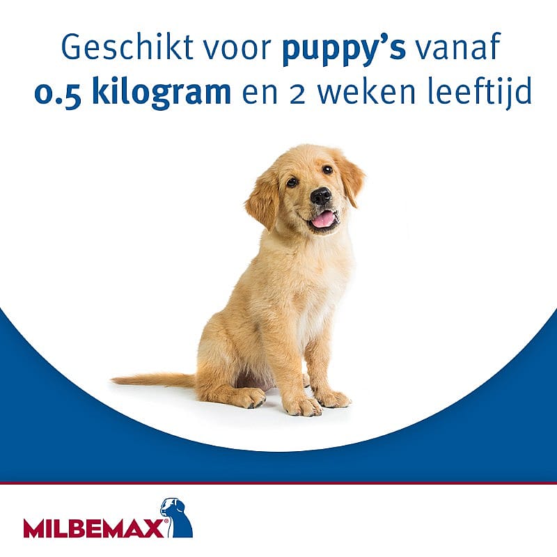 Milbemax Kleine Hond Puppy Ontwormingstabletten 4 tabletten