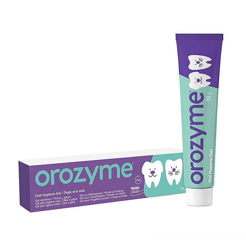 tandpasta, honden en katten, mondverzorgingsgel, paars, tube, doos, mint, gel, 70 g, tandverzorging