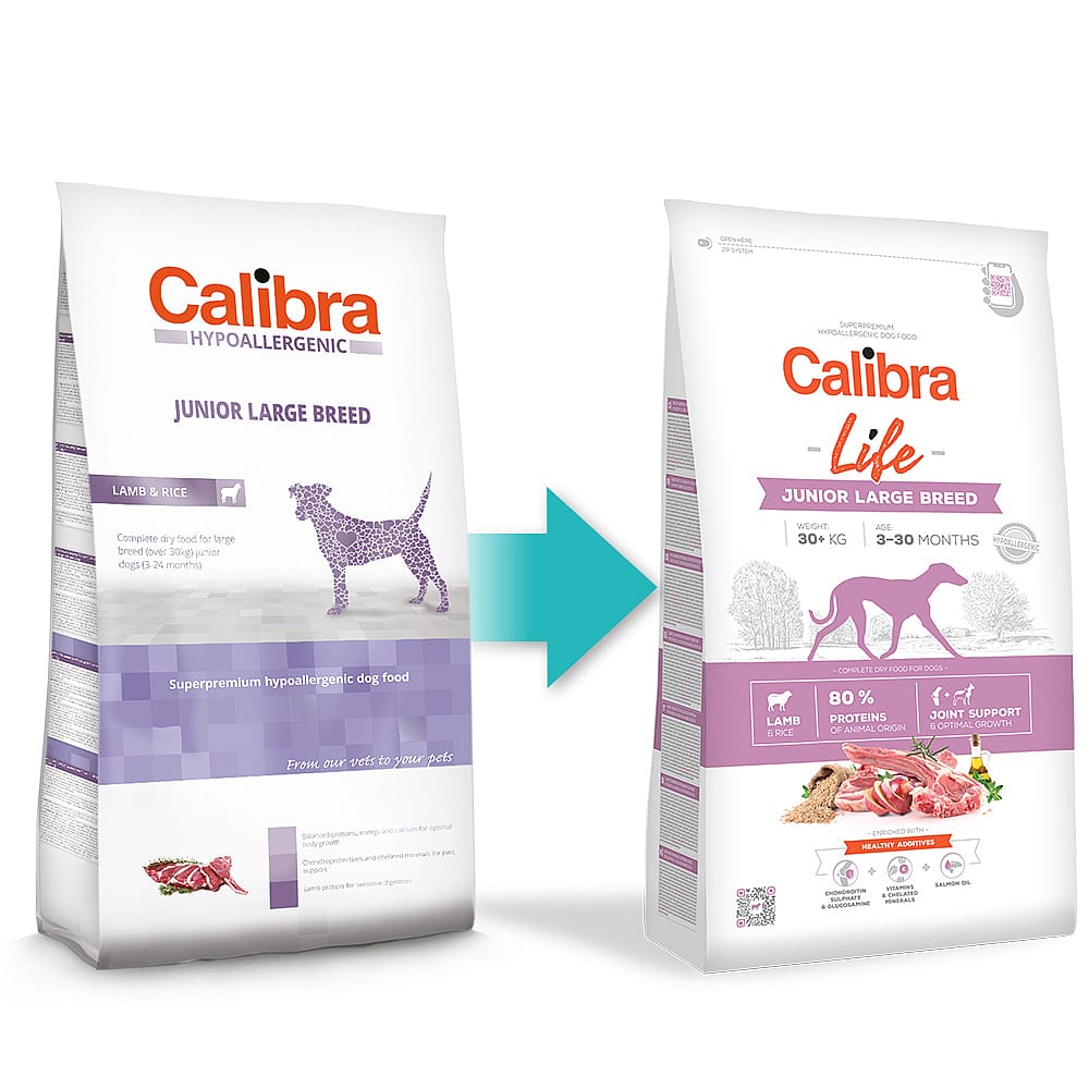 Calibra Hond Life Junior Large Breed Lamb 2.5 kg