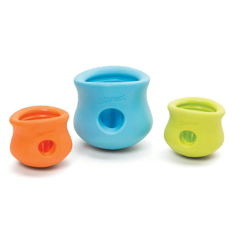 West Paw Zogoflex Toppl Traktatie Puzzel Hond XLarge - Aqua Blauw