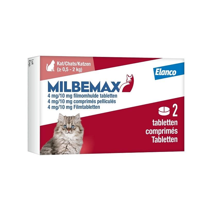 kattenmedicatie, tabletten, katten, milbemax, veterinaire