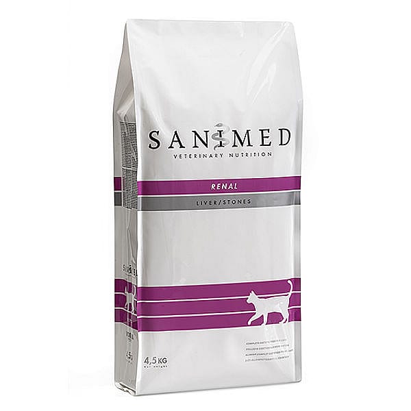 Sanimed Renal Kat:  Dieetvoer Nier & Lever Ondersteuning - Chronische Nierinsufficiëntie 4.5 kg