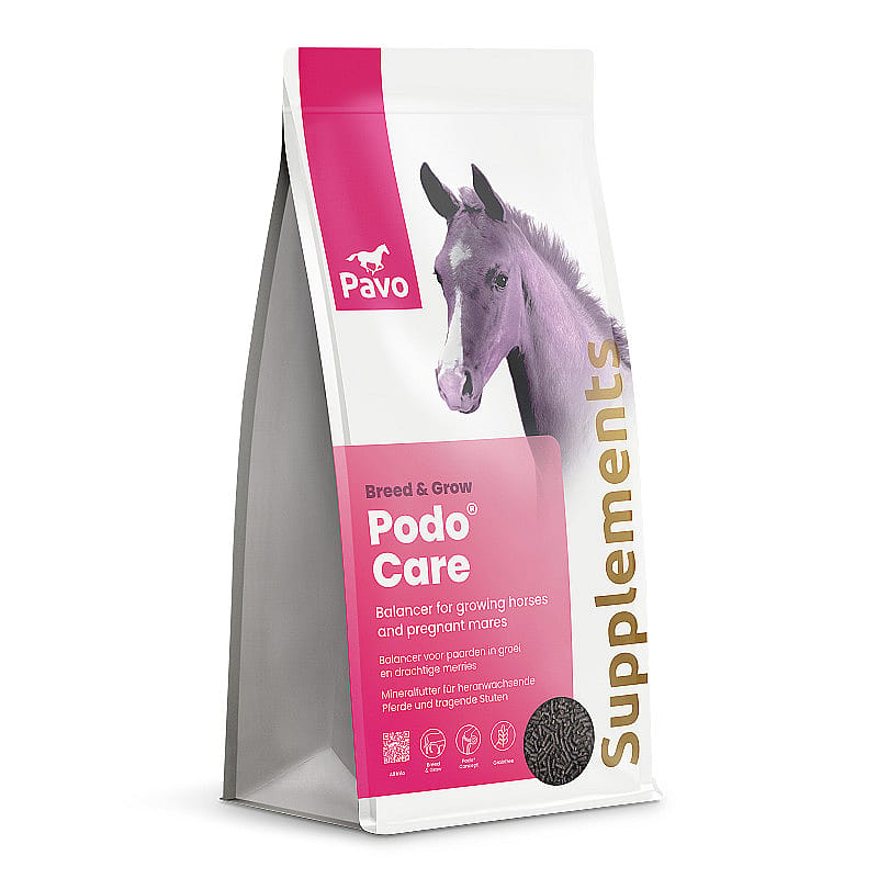 Paardenvoer, Mineralenbalancer, Paarden supplement, Roze verpakking, Opfokvoer