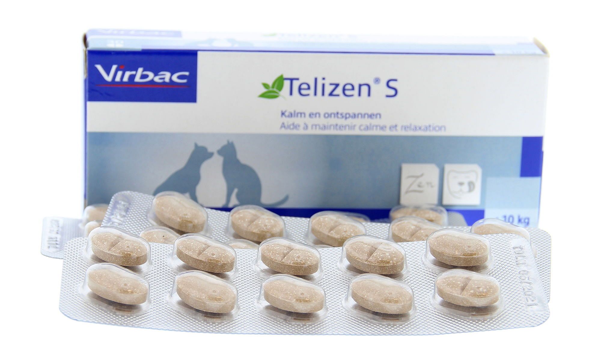 Virbac Telizen 30 tabletten: Kalmeringsmiddel - Angst