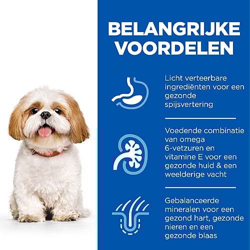 Hill's Science Plan Small & Mini Senior 11+ Hondenvoer met Kip 1.5 kg