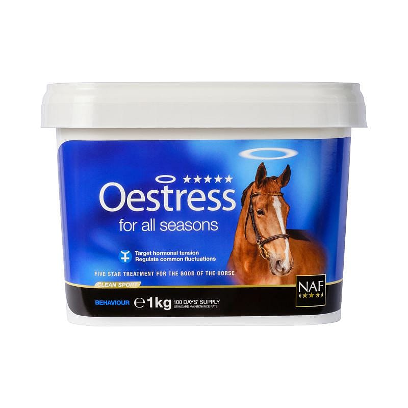 NAF Oestress Poeder – Supplement voor hormonale balans en gedrag bij merries 1 kg
