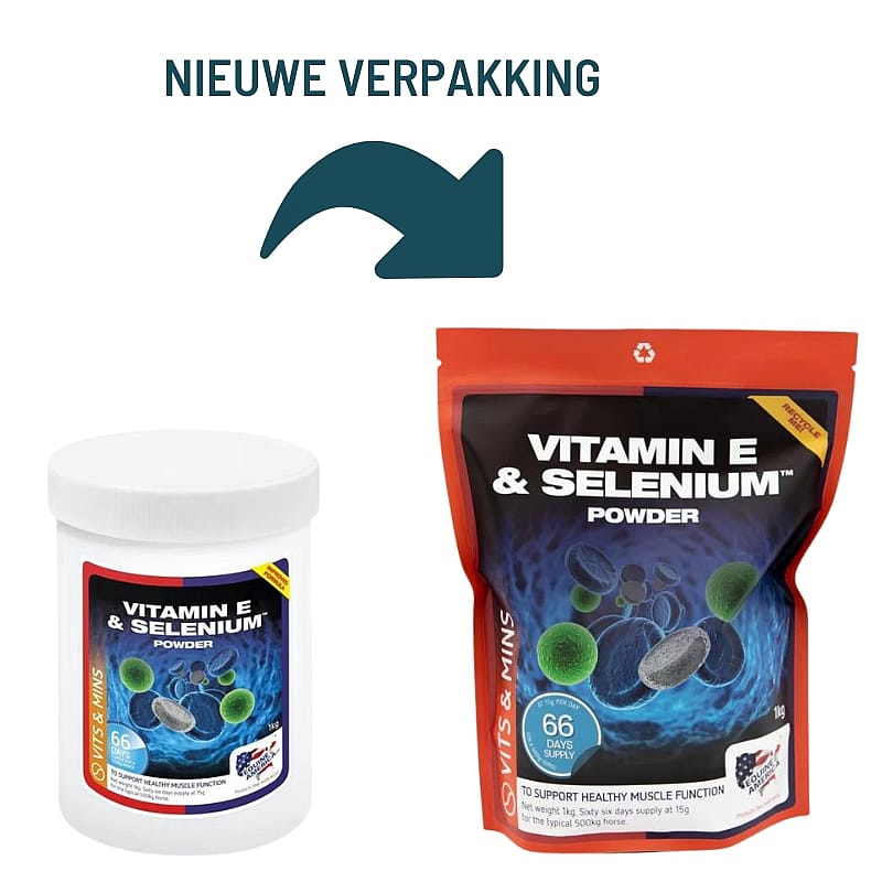 Equine America Vitamin E Selenium Paard 1 kg