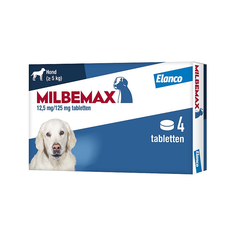 Milbemax Grote Hond Ontwormingstabletten 4 tabletten