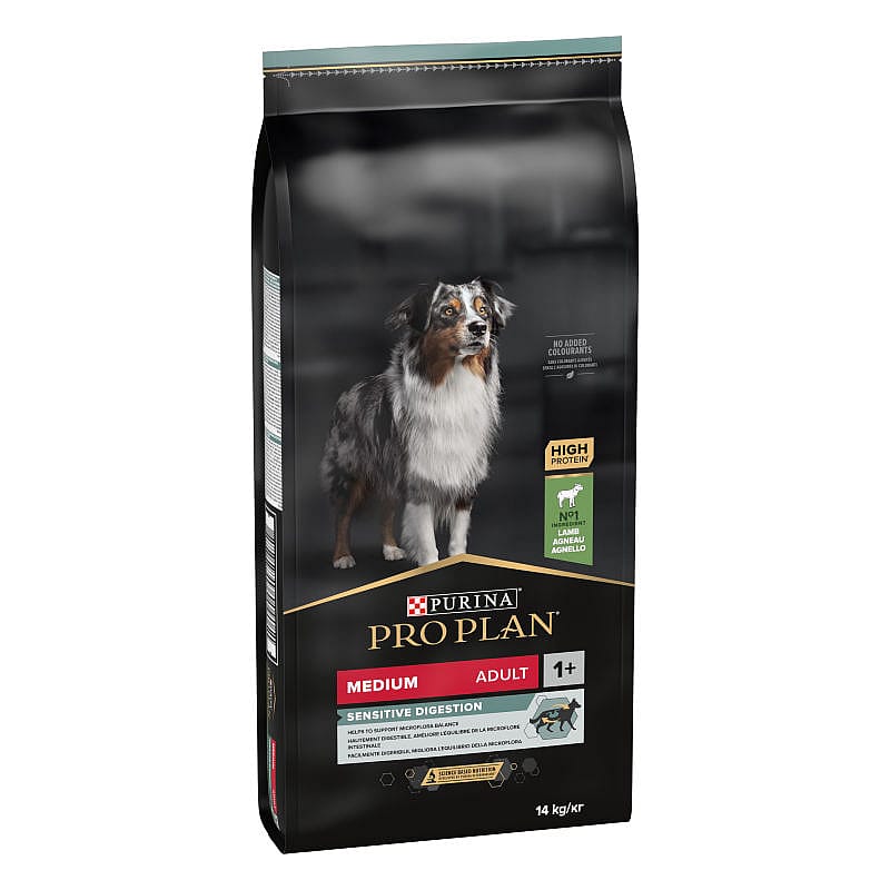 Purina Pro Plan Medium Adult Sensitive Digestion Hondenvoer Lam 14 kg