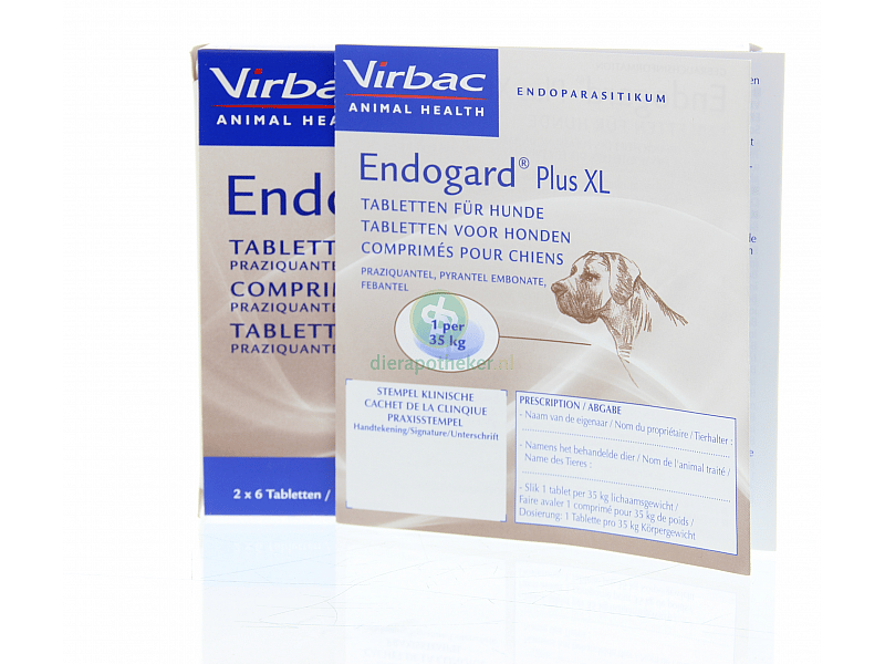 Endogard Plus XL Ontwormingstabletten Hond 12 stuks