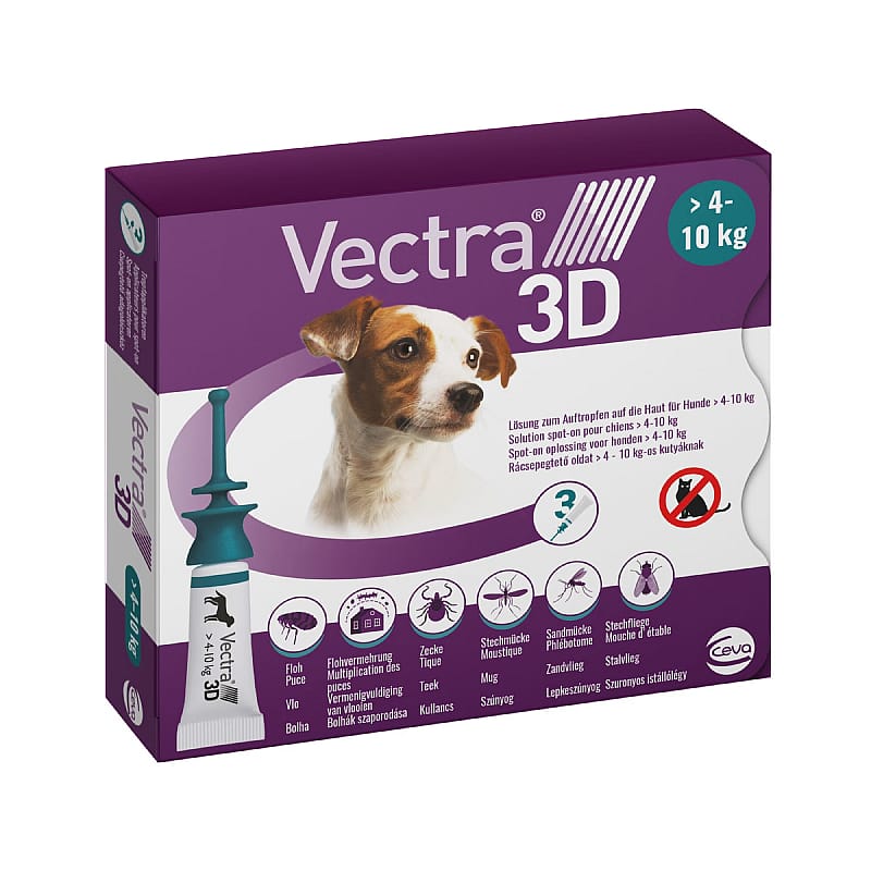 Vectra 3D Hond S 4-10 kg 3 pip.