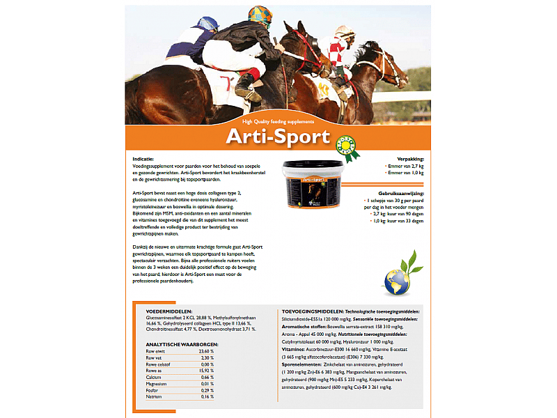 Global Medics Arti Sport Gewrichten Paard
