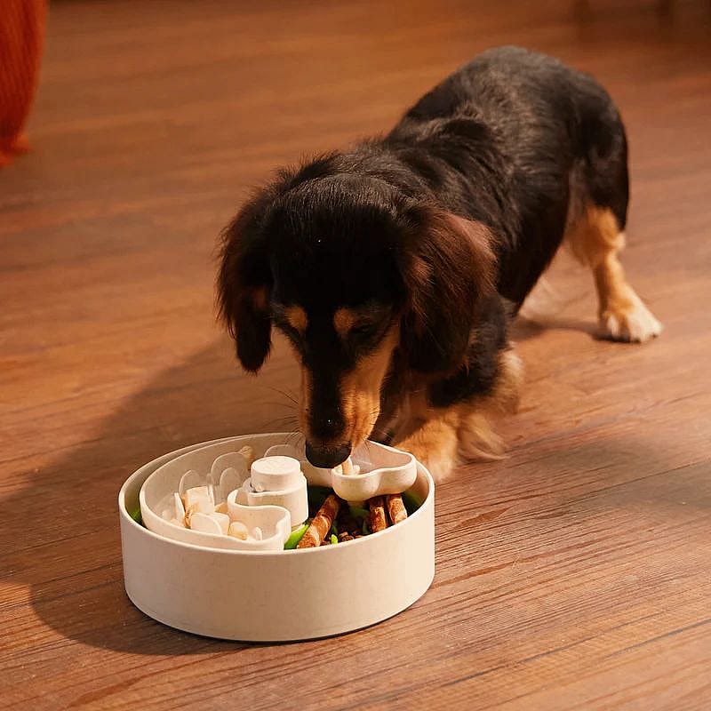 Puzzle Slow Feeder Ø 18cm Kleine Hond