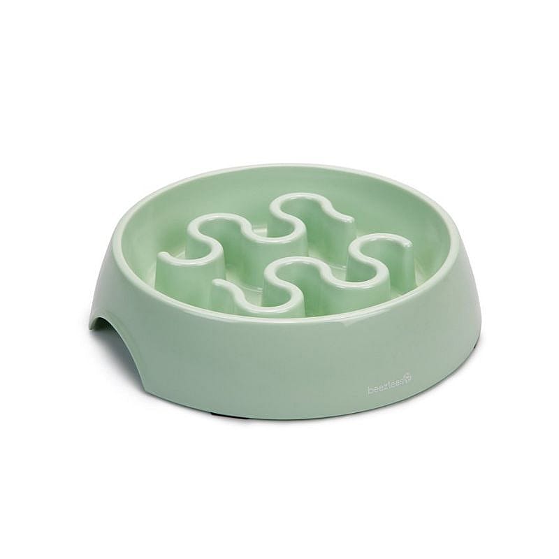 Beeztees Melamine Anti-schrok Voerbak Calmo Hond Mint