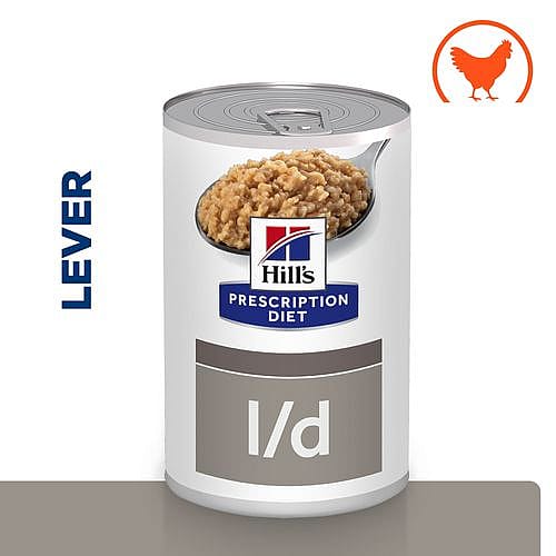 Hill's Prescription Diet LD Liver Care Hondenvoer 12 x 370 gram blikjes