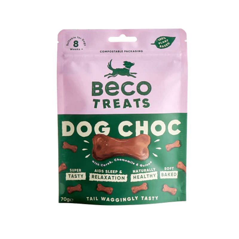 Beco Treats Dog Choc with Camomile & Quinoa 1 x 70 gram Hond