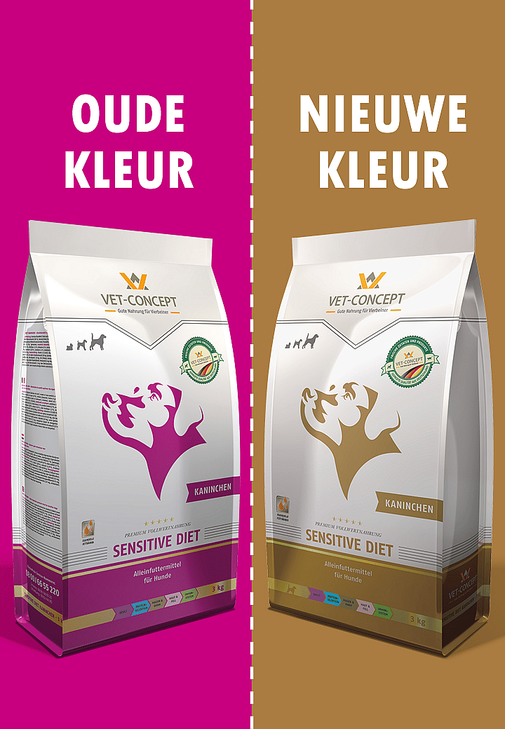 Vet-Concept Sensitive Diet Konijn Hondenvoer 3 kg