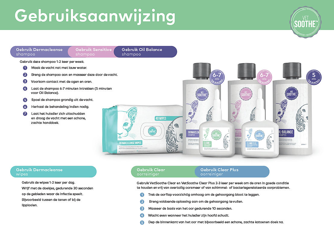 VetSoothe Clear Plus Oorreiniger Hond Kat