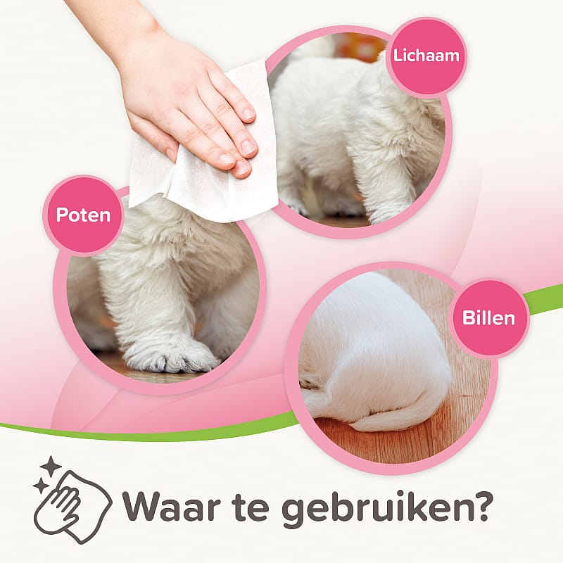 Beaphar Dierendoekjes Sensitive Hond Kat 30 stuks