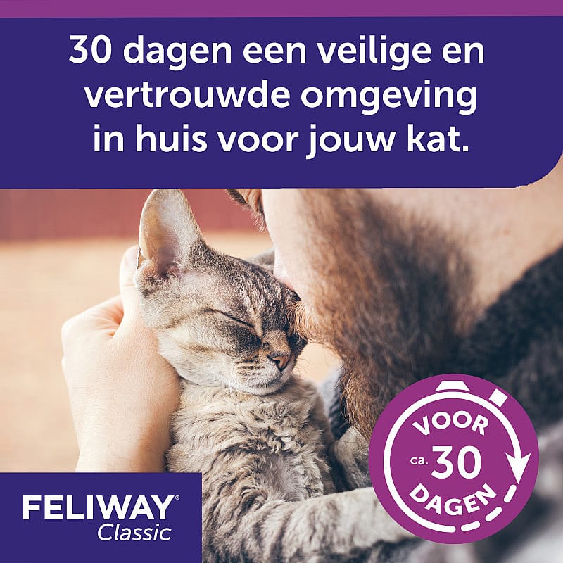 Feliway Verdamper kat Navulling 3 x 48 ml