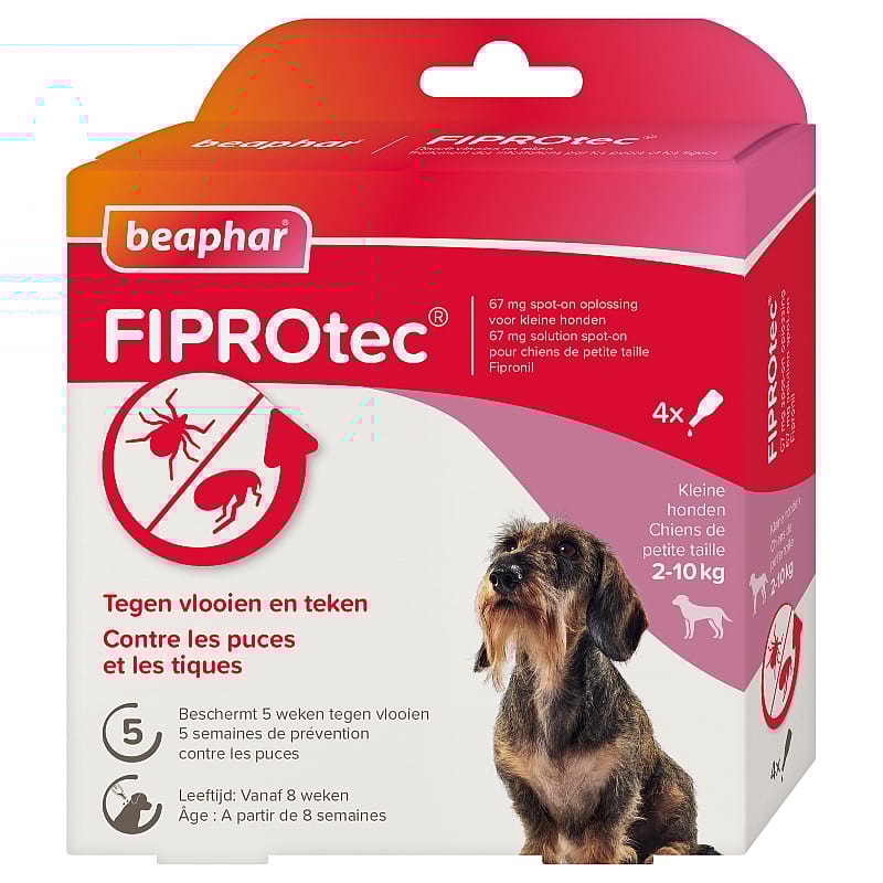 Beaphar Fiprotec Hond 2 - 10 kg 4 pipetten