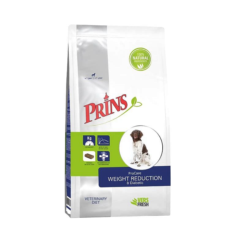 Prins Procare Pressed Veterinary Diet Weight Reduction & Diabetic Hondenvoer