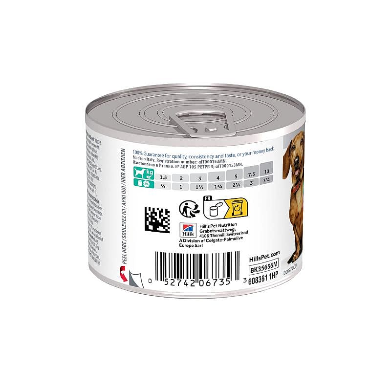 Hill's Science Plan Perfect Weight Small & Mini Adult Hondenvoer 12 x 200 gram - Kalkoen