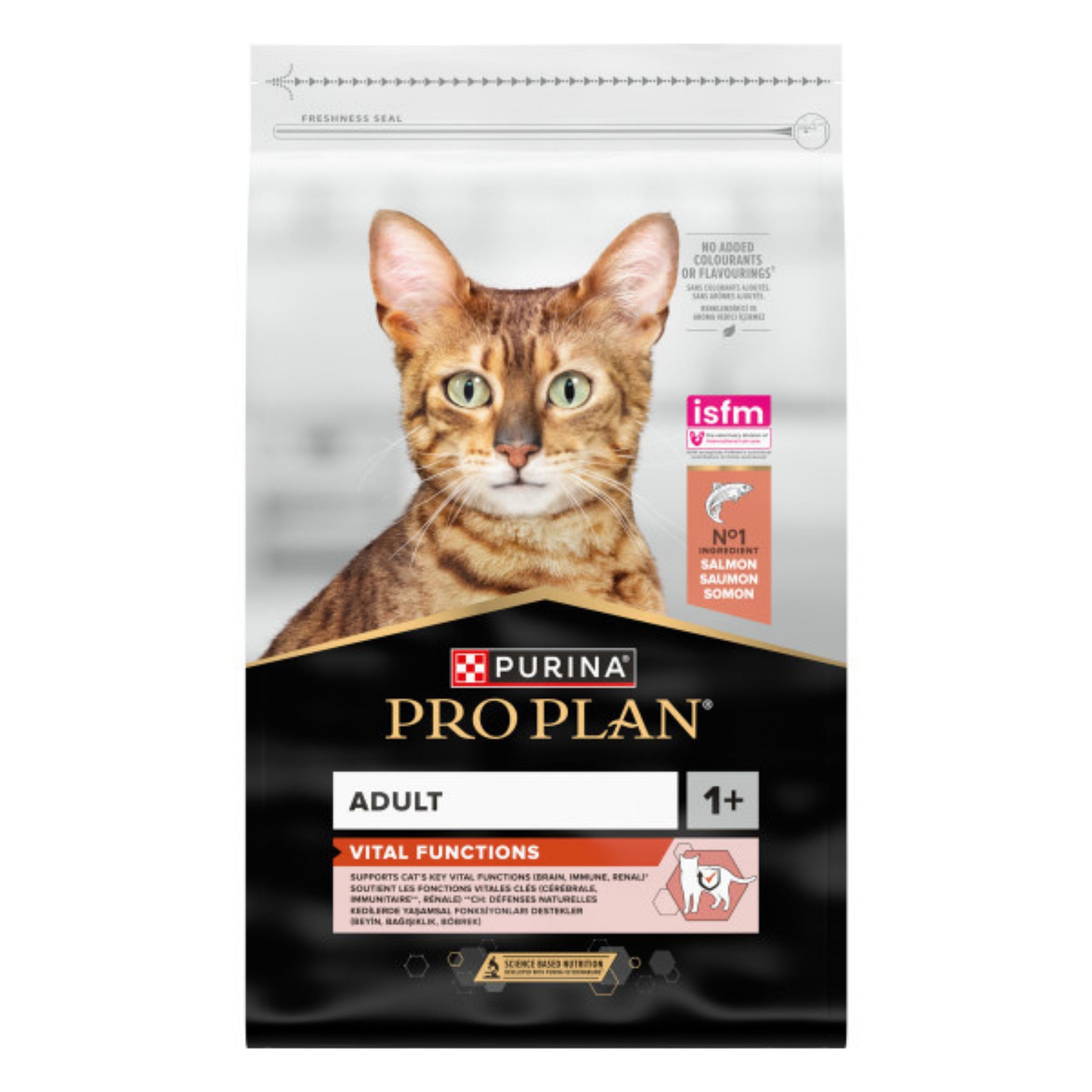 Purina Pro Plan Adult 1+ Vital Functions Kat Zalm 10 kg