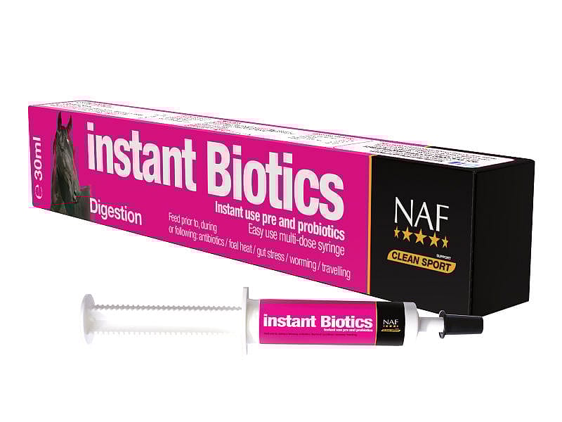 NAF Biotics – Pre- en probiotica voor darmgezondheid bij paarden Doseerspuit 30 ml