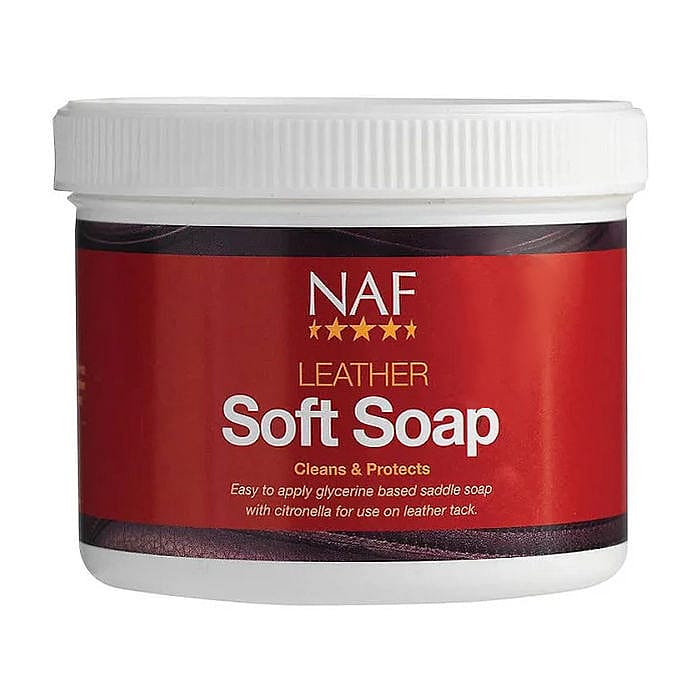 NAF Leather Soft Soap 450 g – Reinigende zeep voor dagelijkse lederverzorging