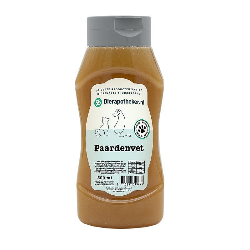 Dierapotheker Paardenvet Hond Kat 500 ml