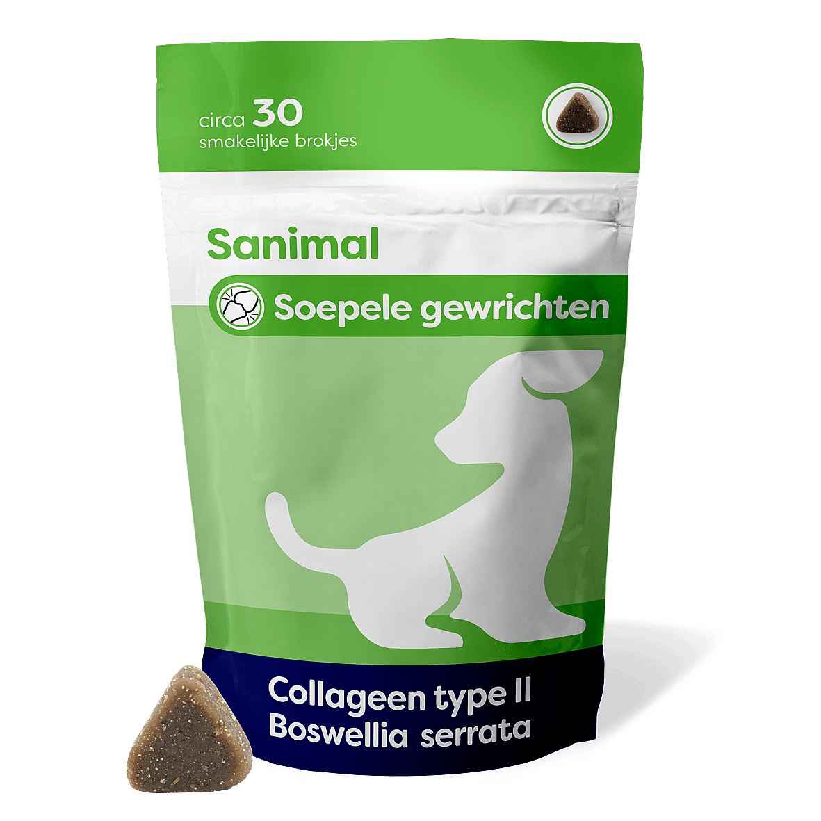 Sanimal Soepele Gewrichten Hond 90 gram (circa 30 brokjes)