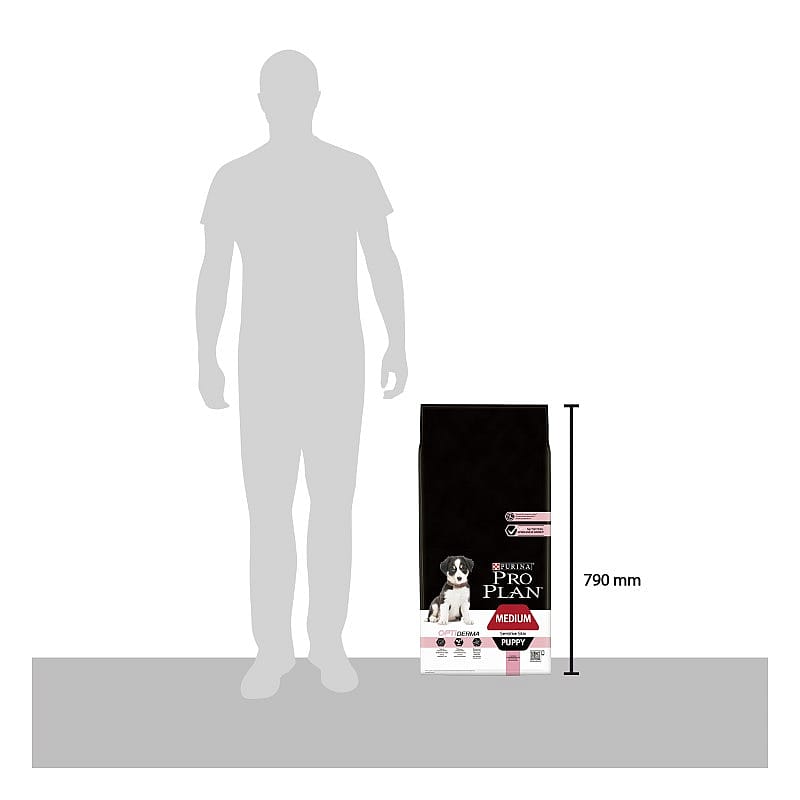 Purina Pro Plan Medium Puppy Sensitive Skin Hondenvoer Zalm 12 kg